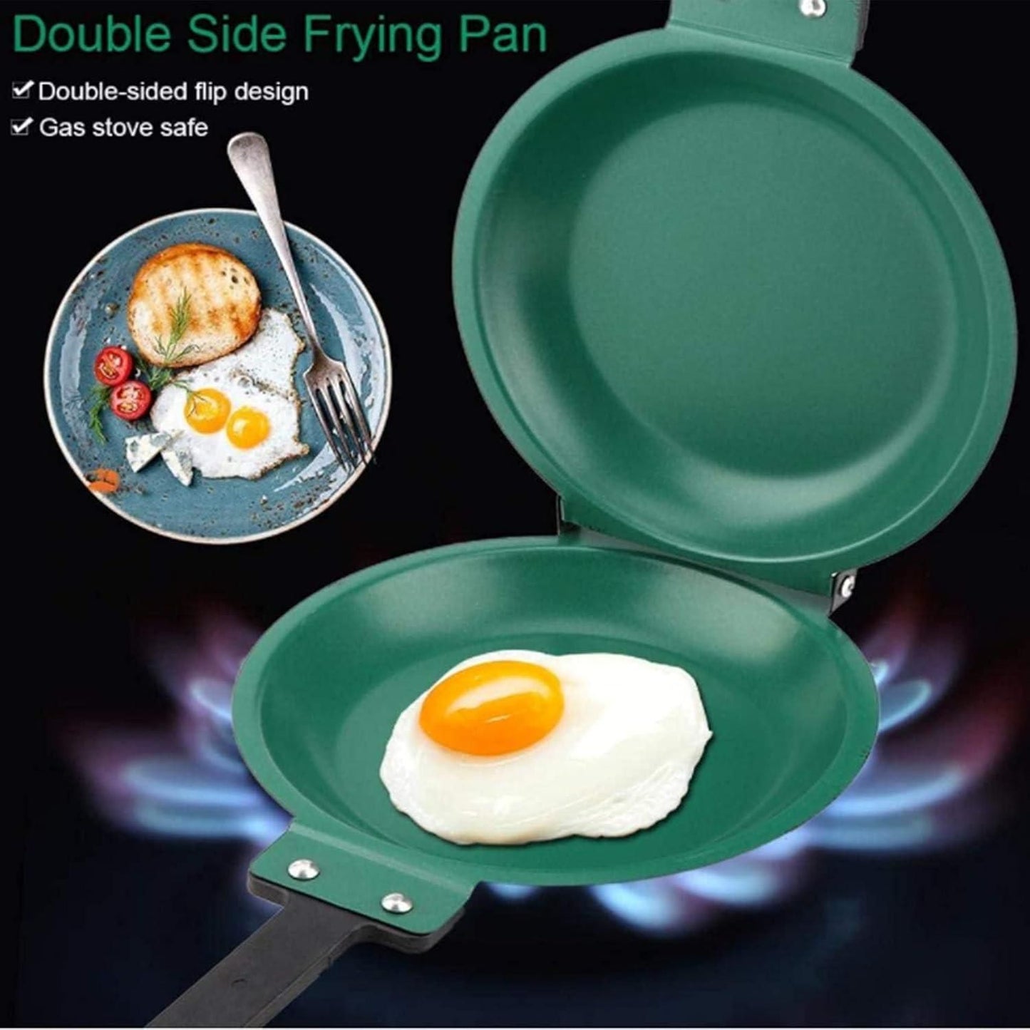 Double-Sided Nonstick Folding Frying Pan – A Must-Have for Every Modern Kitchen