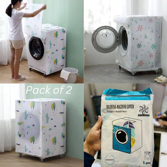 Home Organisation Folding Washing Machine Cover – Pack of 2